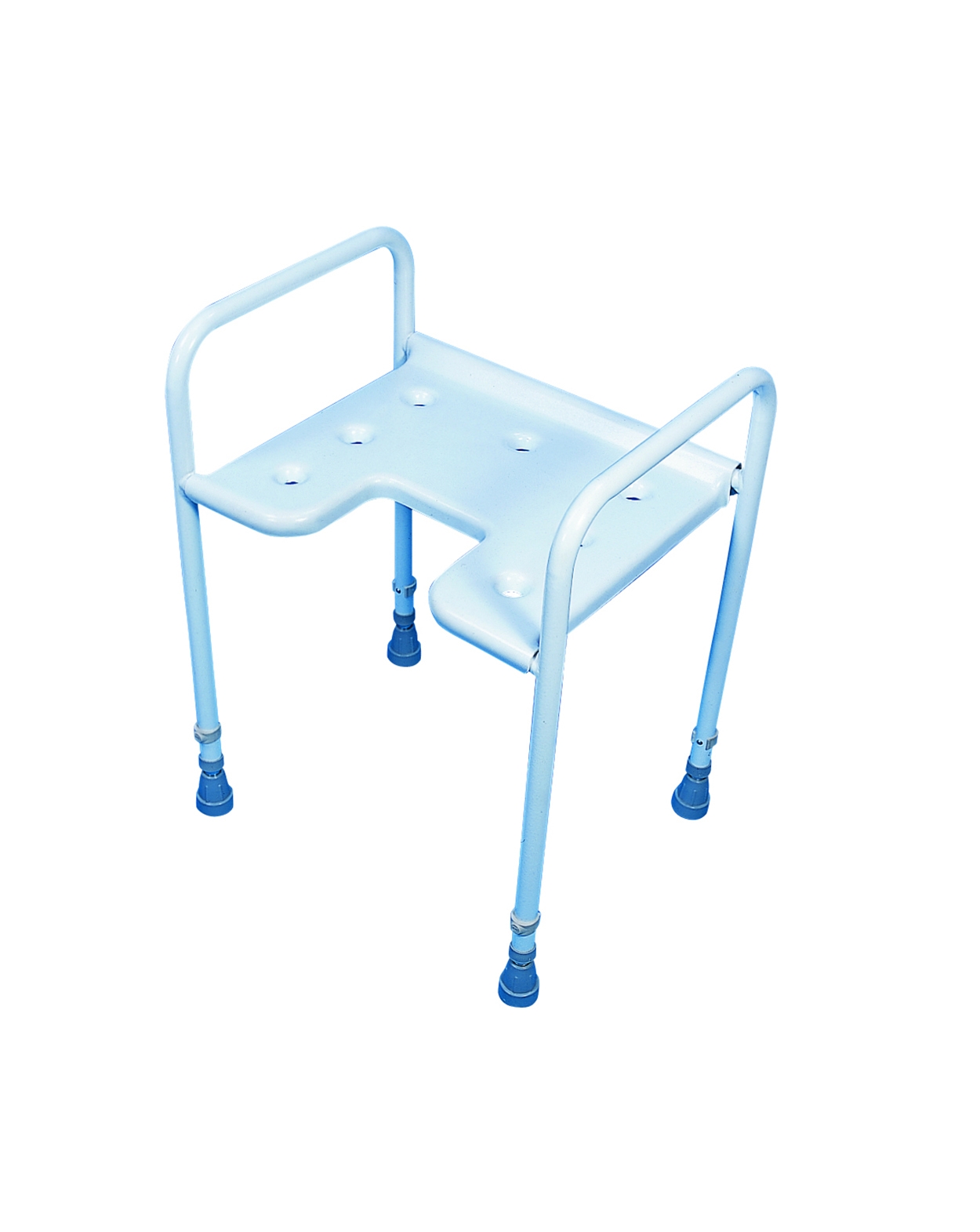 Diverse po douchestoelen, douchekrukken en hockers.